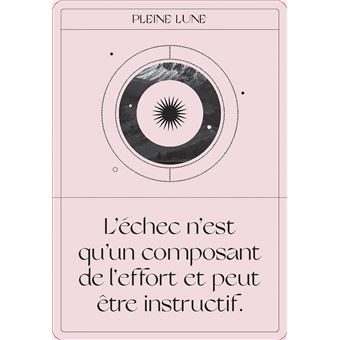 Oracle lunaire - Manifestez votre vie avec le pouvoir de la Lune