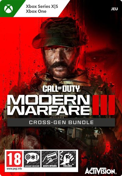 Code de téléchargement Call of Duty Modern Warfare III Xbox Edition Cross-Gen