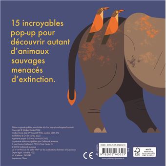 Mon premier pop-up des animaux en danger