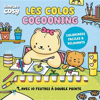 Coffret Les colos cocooning (+ feutres)