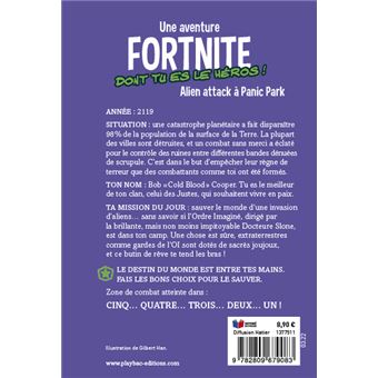 Fortnite - Alien attack à Panic Park - Tome 6 - À SUPPRIMER