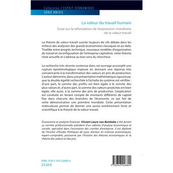 La valeur du travail humain