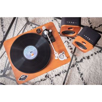Platine vinyle House Of Marley Simmer Down Bluetooth + Enceintes amplifiées  Bluetooth House of Marley Simmer Down Duo - Platine vinyle - Achat & prix