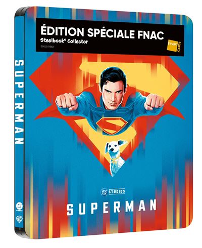 Superman 2025 Édition Collector Spéciale Fnac Steelbook Blu-ray 4K Ultra HD
