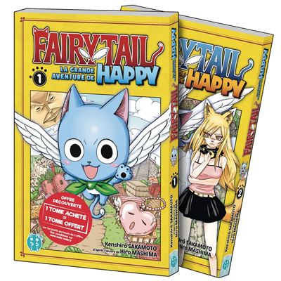 Fairy Tail - la grande aventure de Happy Pack découverte T01 et