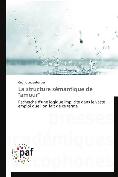 La structure sémantique de amour