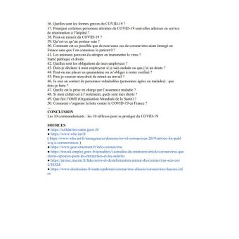 Coronavirus - Comment se protéger ? 50 questions-réponses
