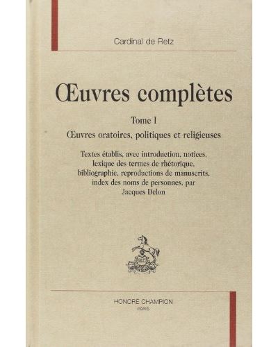 Oeuvres complètes - Jean-François Paul De Gondi Retz - relié