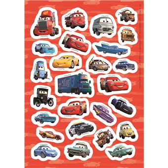 CARS - Mes Coloriages avec Stickers - Disney Pixar