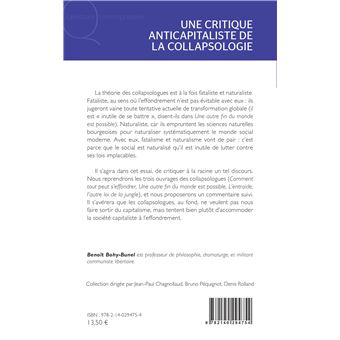 Une critique anticapitaliste de la collapsologie
