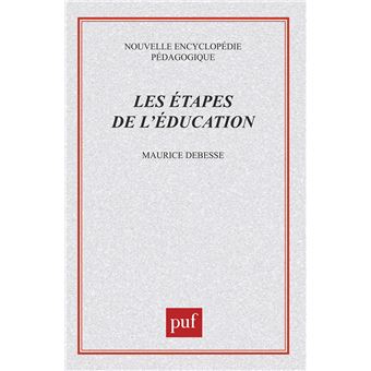 Les étapes de l'éducation