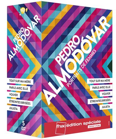 Coffret Almodovar Portraits de femmes 5 films Edition spéciale Fnac DVD