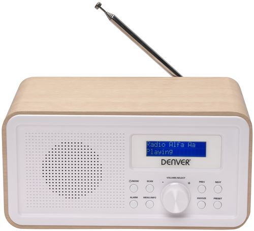 Denver - DAB-30 - Radio Dab - Lightwood
