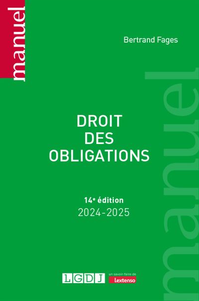 Droit Des Obligations 2023-2024 - Broché - Bertrand Fages - Achat Livre ...