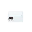 Pack de 20 enveloppes C6 Pollen 114 x 162 mm Bleu ciel