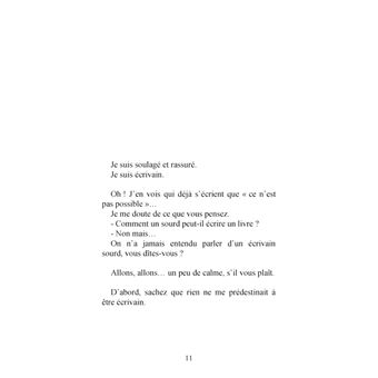 Je n'ai jamais rêvé de devenir écrivain