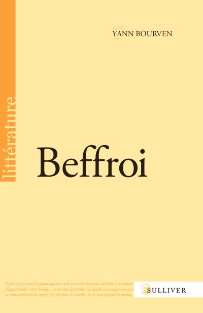 Beffroi - Yann Bourven - broché