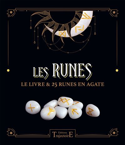 Les Runes - Le livre & 25 runes en agate - Coffret - Bruno Lievin - (donnée non spécifiée)