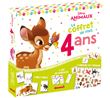 Disney Animaux - Le coffret de mes 4 ans - 1 méli-mélo - 1 jeu de dominos - 1 cherche-et-trouve