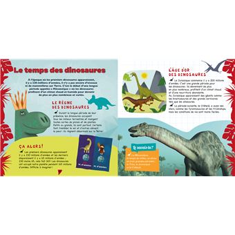 Je découvre les dinosaures - coffret avec lampe