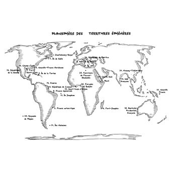 Atlas des territoires éphémères-Colonies manquées et bizarreries souveraines de l'Histoire de France