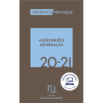 Mémento Assemblées générales 2020-2021