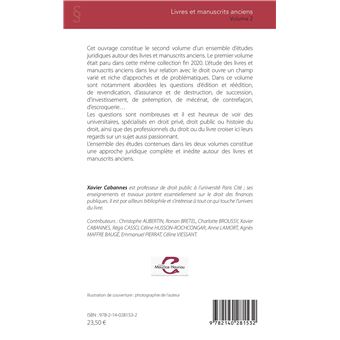 Livres et manuscrits anciens