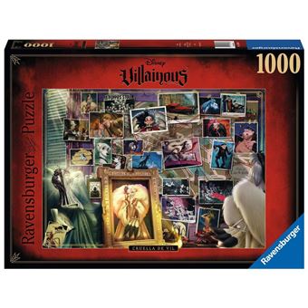 Puzzle 1000 pièces - Disney Villainous - Cruella de Vil - 1