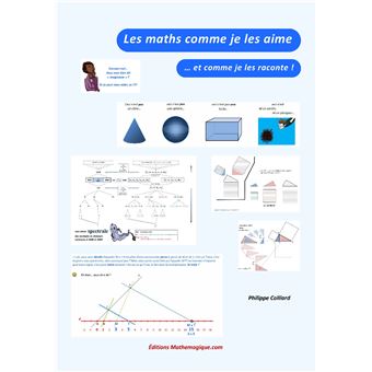 Les maths comme je les aime et comme je les raconte !