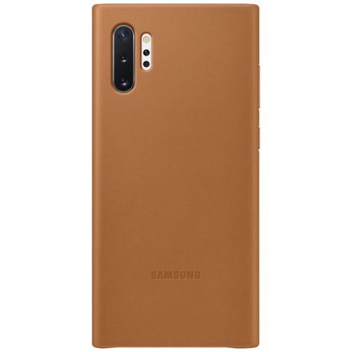 Samsung Leather Cover EF-VN975 - Coque de protection pour téléphone portable - cuir - fauve - pour Galaxy Note10+, Note10+ 5G