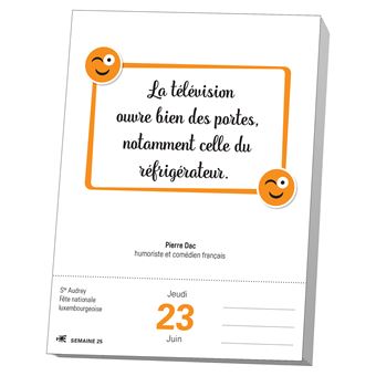 Calendrier Almaniak Les Meilleures Citations D Humoristes 22 Broche Editions 365 Achat Livre Fnac