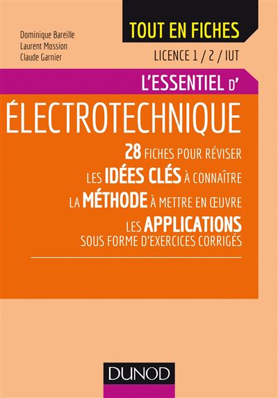 Électrotechnique Licence 1 et 2
