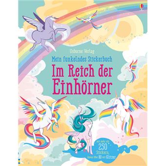 MEIN FUNKELNDES STICKERBUCH-IM REICH DER EINHORNER