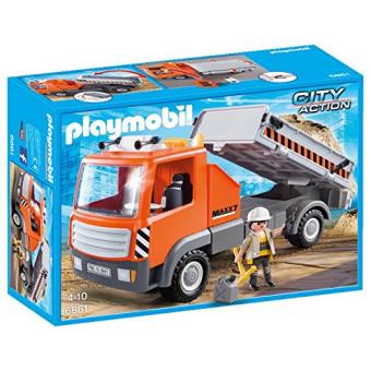 Playmobil City Action 6861 Camion de chantier - Playmobil - Achat
