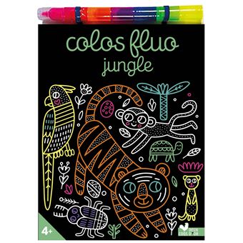 Colos fluo jungle - avec un feutre multimines