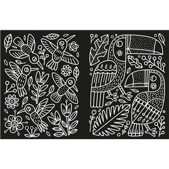 Colos fluo jungle - avec un feutre multimines