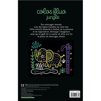 Colos fluo jungle - avec un feutre multimines