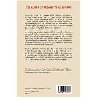 Des élites de proximité au Maroc