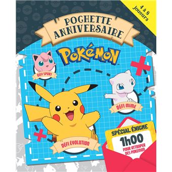Les Pokemon Pokemon Pochette Anniversaire Collectif Achat Livre Fnac