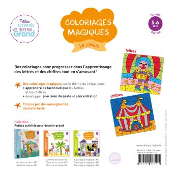 Coloriages magiques - Le cirque GS