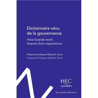 Dictionnaire vécu de la gouvernance