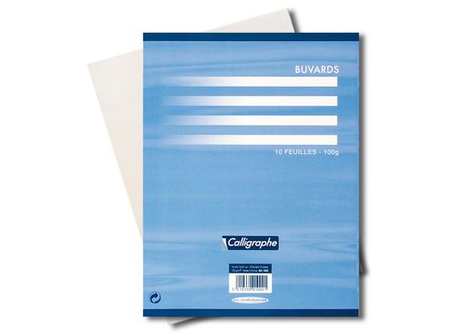 Sachet de 10 buvards Calligraphe
