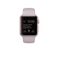 Apple Watch Sport 38 mm Aluminium Or Rose Bracelet Sport Lavande