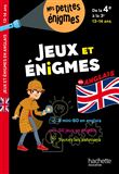Jeux et énigmes en anglais De 4e à la 3e - Cahier de vacances 2023