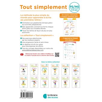 Tout simplement - PS - J'apprends à écrire les grandes lettres