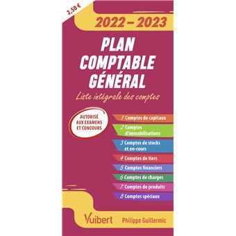 Plan comptable général 2022-2023