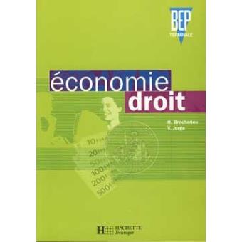 Economie-Droit Terminale Bep - Livre De L'Eleve - 1