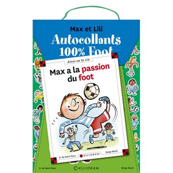 Max et LiliKit foot Max et Lili Pochette stickers + Max foot coupe du monde 2018