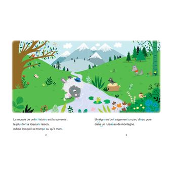 J'apprends à lire - Fables de La Fontaine: Le loup et l'agneau /  La cigale et la fourmi