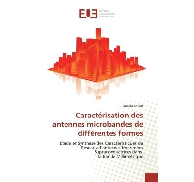 Caractérisation des antennes microbandes de différentes formes